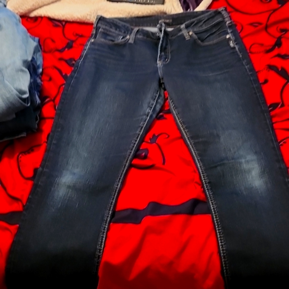 Silver jeans